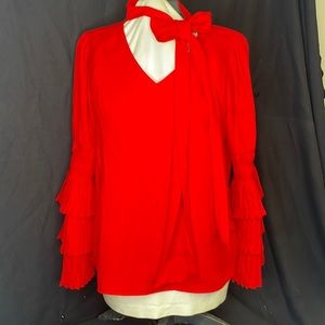 Beautiful red ladies blouse
